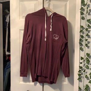 dark purple ivory ella sweatshirt